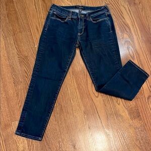 Banana Republic Women's dark blue crop skinny jeans